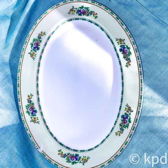 Vintage Grafton 16” Oval Serving Platter by Meito of Japan - Picture 8 of 8